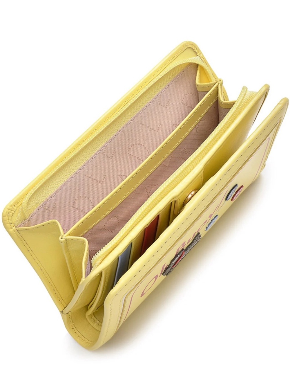 NWT-Radley London-Oh Buoy π Medium Bifold Wallet-Light Yellow-$108 - Picture 15 of 16